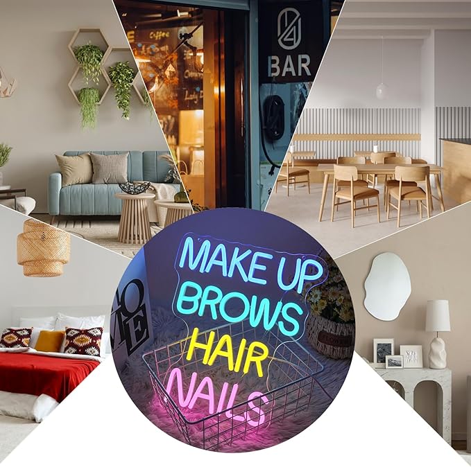 Makeup Studio Neon Sign for Wall Decor, Spa Beauty Room Neon Light, Dimmable - Image 6