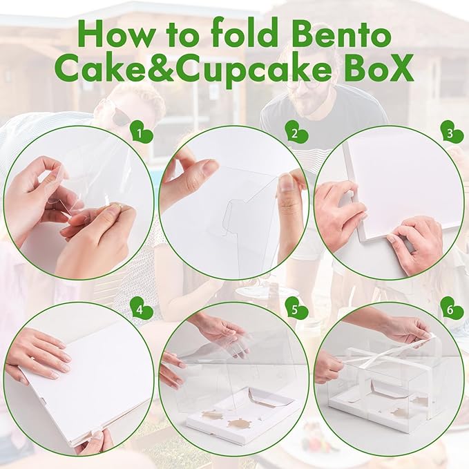 5 Pack Bento Cake and Cupcake Box - Image 7