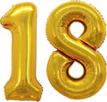 GOER Number 18 Balloons for 18th Birthday Sweet 18 Party Decorations, 42 Inch by GOER