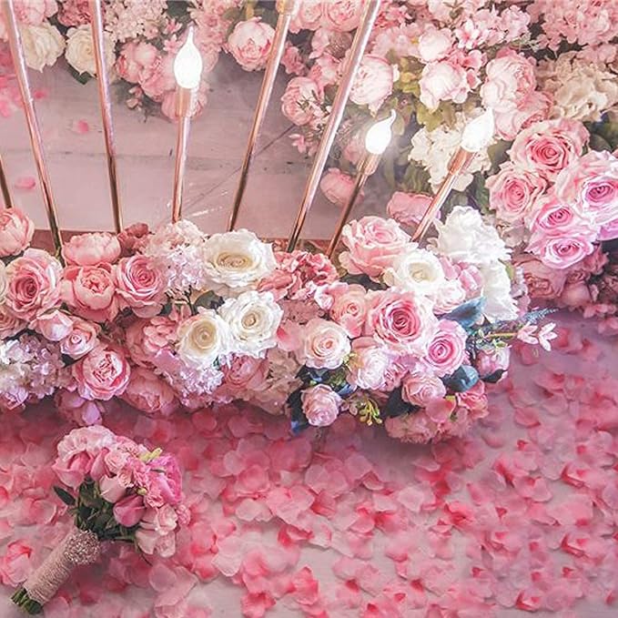 ocharzy 1000pcs Rose Petals Artificial Silk Flower Rose Petals - Image 2