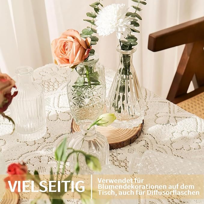 Mini Bud Vases As Wedding Centerpieces - Image 6