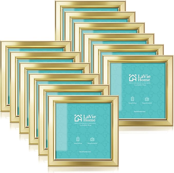 LaVie Home 4x4 Picture Frames Simple Designed Photo Frame by LaVieHome