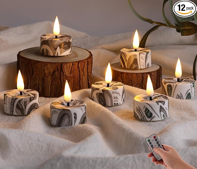 Eywamage Patriotic Flameless Tealights by EywamageCandles
