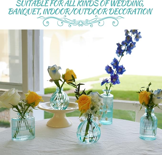 Bud Vases in Bulk 24, Small Vases - Image 2