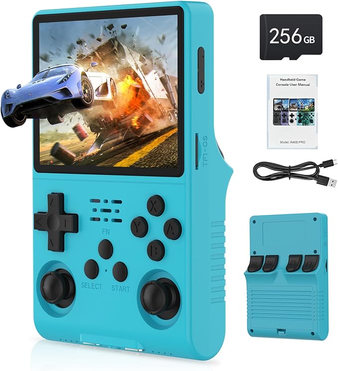 FVBADE R40S PRO Handheld Game Console 3.5 inch IPS Screen Mini Retro Console by FVBADE