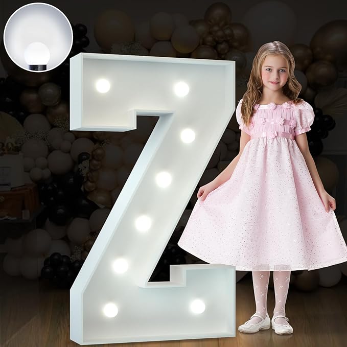 Marquee Letters 3 Feet Tall Large Light Up Letters Baby Shower Decorations by Letsmakeitimpressive