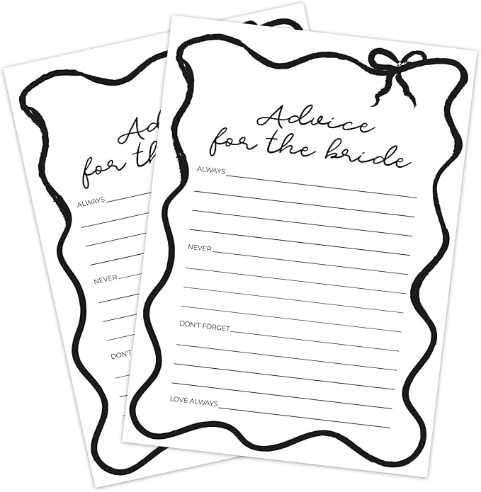 DEEKA 30 PCS Bridal Shower Games Card - Image 9