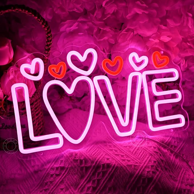 SYLHOME Led Neon Light Sign Love - Image 3