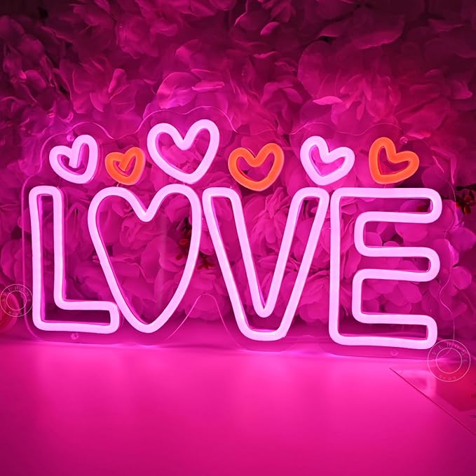 SYLHOME Led Neon Light Sign Love - Image 5