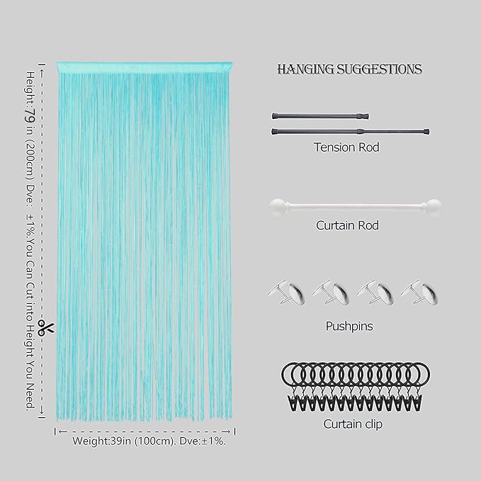 Beaded Curtain Beads Door String Curtains Ideal - Image 5