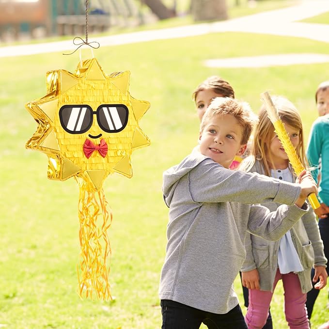WERNNSAI Sun Pinata-Sunshine Party Decorations pull string Sun Pinata - Image 7