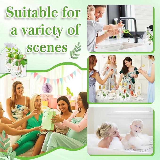 50PCS Handmade Soap Wedding Favor Natural Eucalyptus Handmade Soaps Soap Thank - Image 7