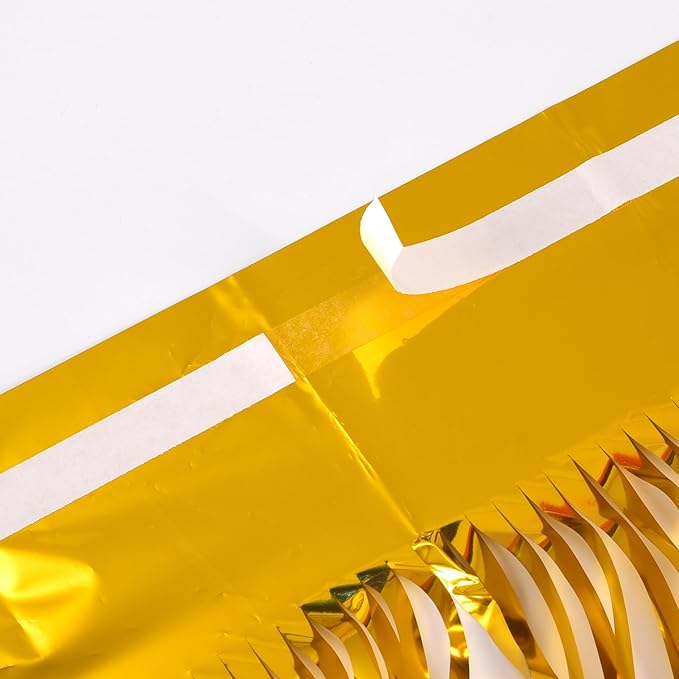 BRAVESHINE Gold Foil Fringe Backdrop Curtain - Image 3