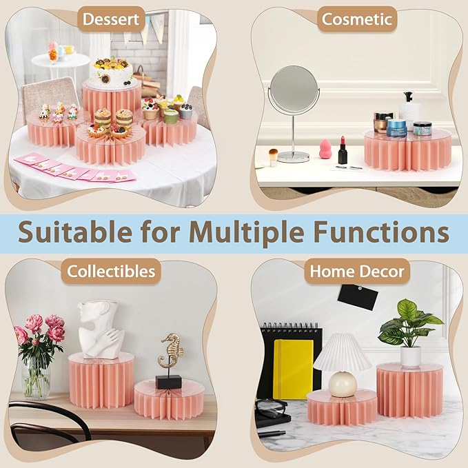 Buffet Risers, Food Risers for Buffet Table Cardboard Food Display Risers for - Image 5
