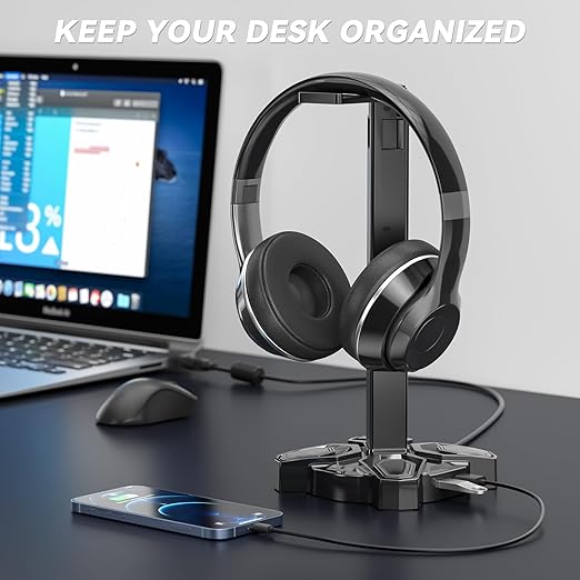 KDD Gaming Headphones Stand, Rotatable Headset Stand - Image 8
