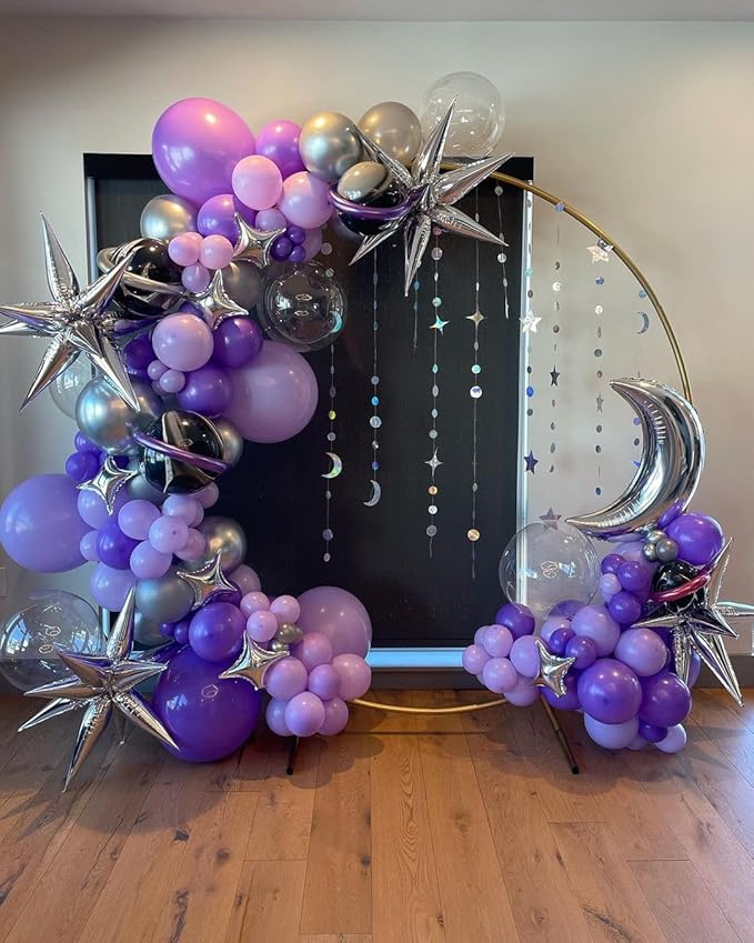 Bezente Purple Balloons Latex Party Balloons - Image 8