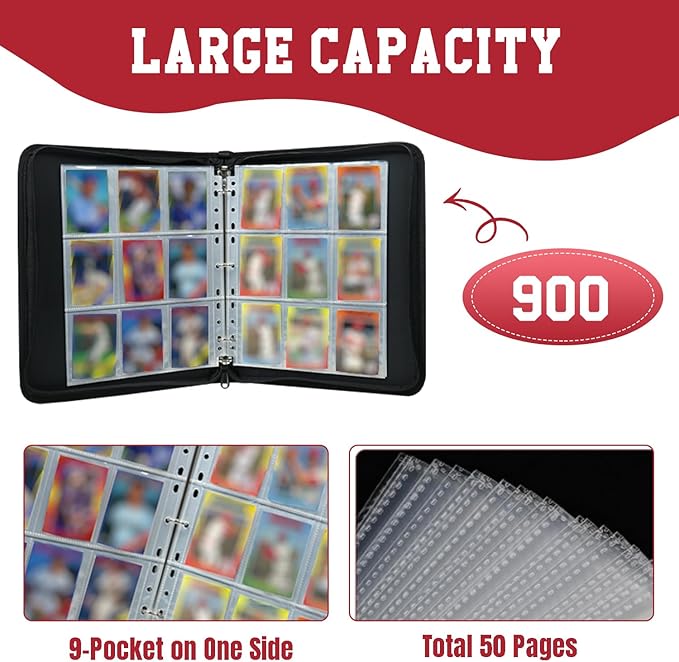 Trading Card Binder 9 Pocket - Image 4