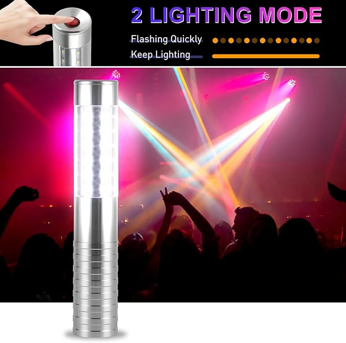 WILON Bottle Service Lights Rechargeable Bottle Service Sparklers Reusable - Image 4