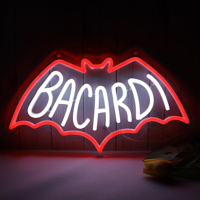 Bacardi Rum neon commercial sign by AHlove