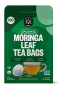 FGO Organic Moringa Tea, Eco-Conscious Tea Bags, Resealable Bag, Caffeine Free by FGO