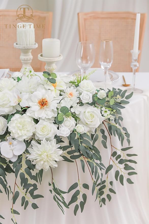 TINGE TIME Artificial Sweetheart Flower Swag - Image 6