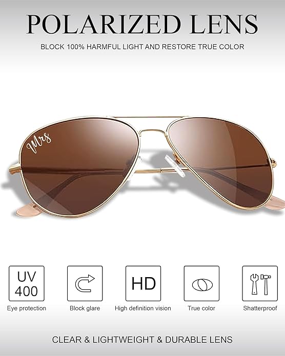Bride and Groom Polarized Sunglasses - Image 2