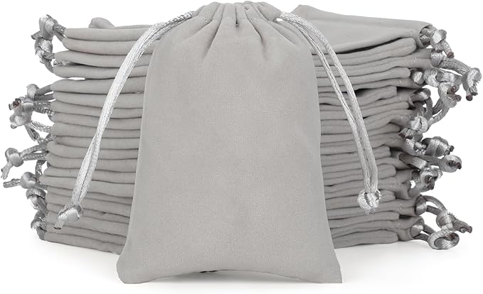 Velvet Drawstring Jewelry Bag, 3x4 Dice Bag, by Tapleap