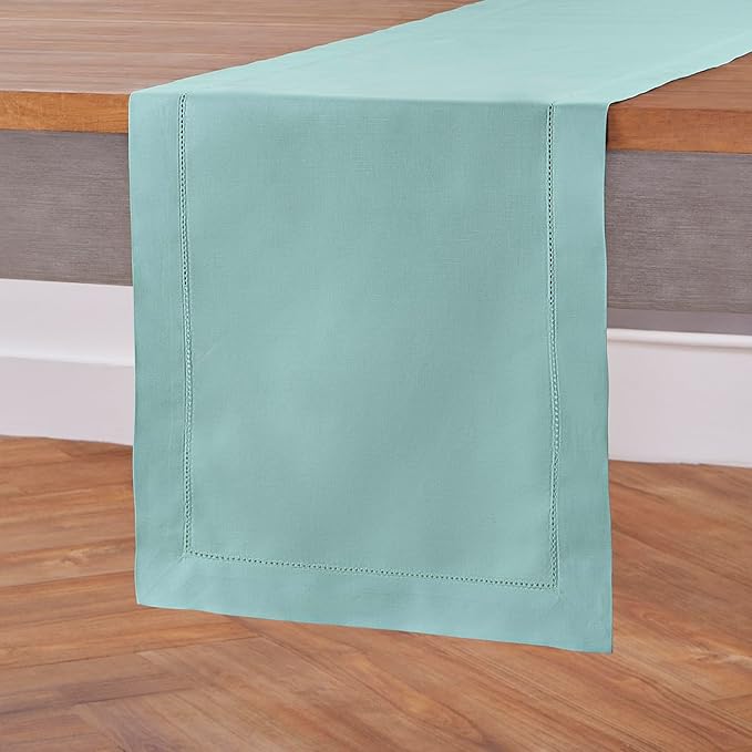 Solino Home Cotton Linen Table Runner 90 Inches Long - Image 4