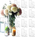 48 Pack Clear Glass Cylinder Vases by Sandraheer