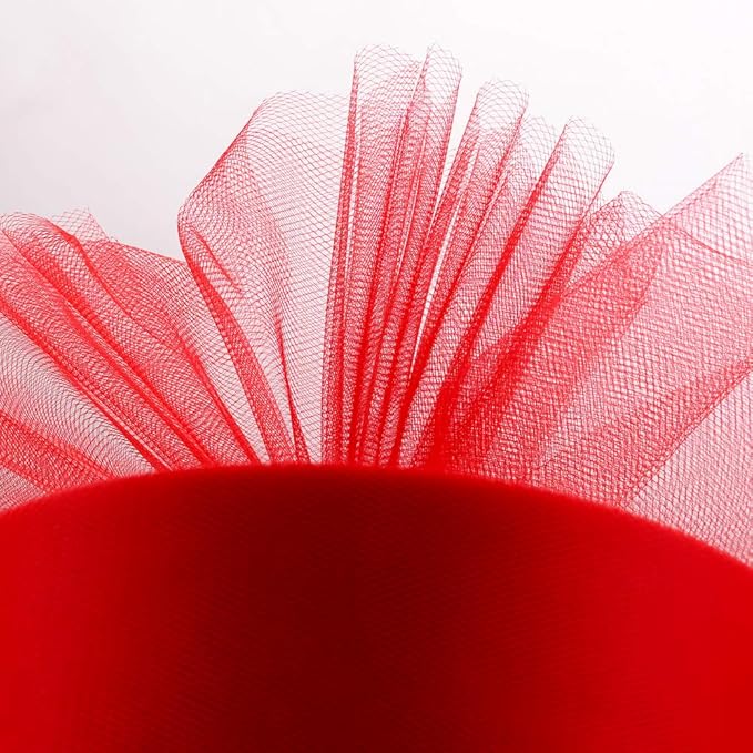 Tulle Fabric Roll, 6” by 200 Yards Tulle Organza Fabric Spool - Image 4
