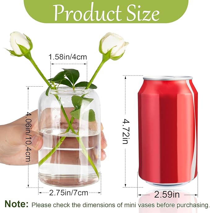 Small Glass Flower Vases - Image 5