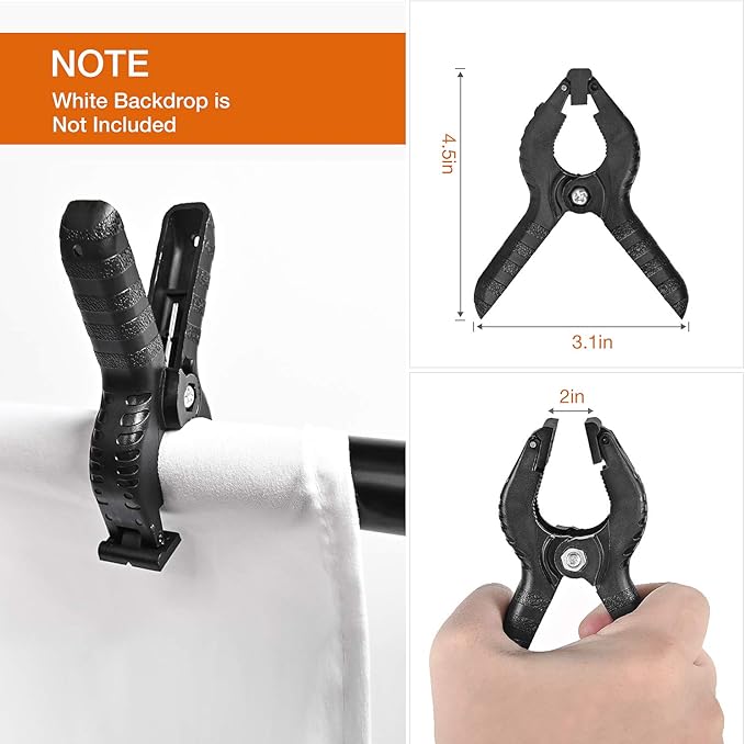 Yesker 8.5X10ft Background Stand Backdrop Support System Kit Photo Video Studio - Image 5