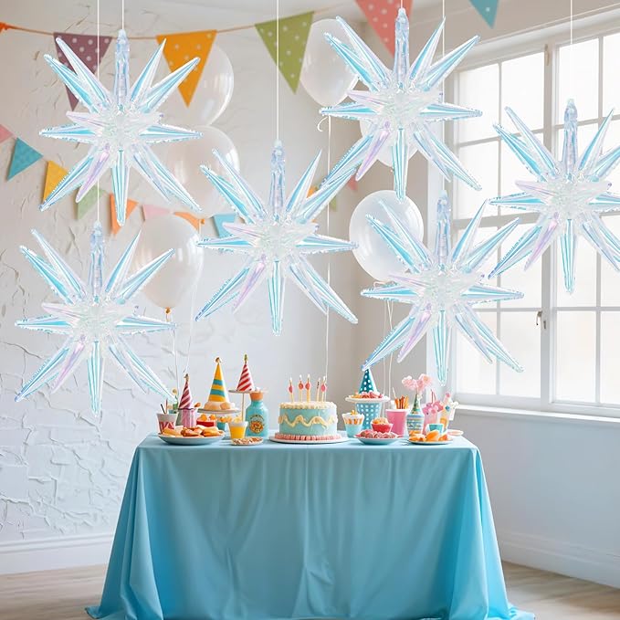 Iridescent Star Balloons - Image 6