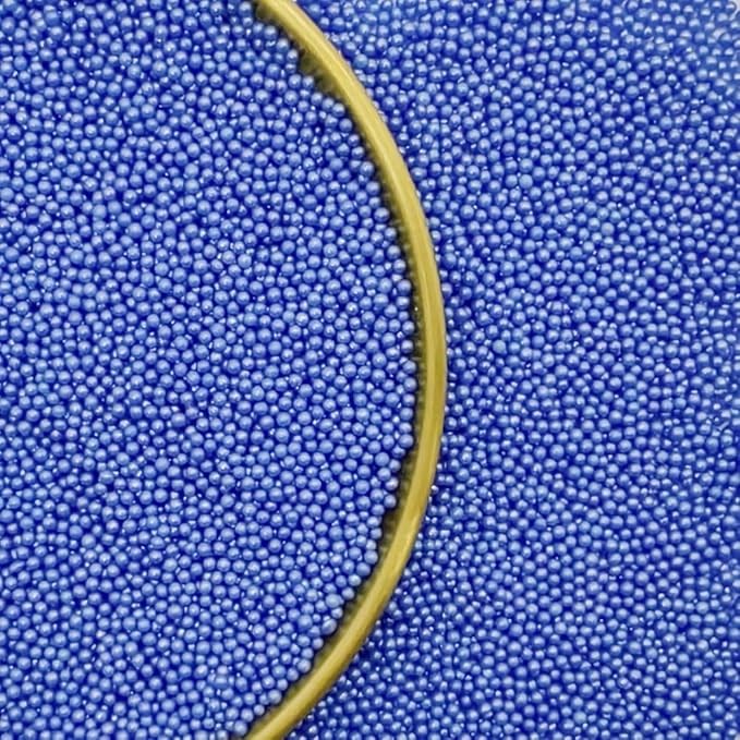 Edible Royal Blue Sprinkles Candy 2mm Mini Pearls Cake Decorations Cupcake - Image 2
