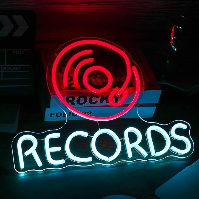Vinyl Records Neon Sign, Neon Lights - Image 4