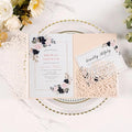 50pcs Tri-Fold Laser Cut Invitation by Maffily