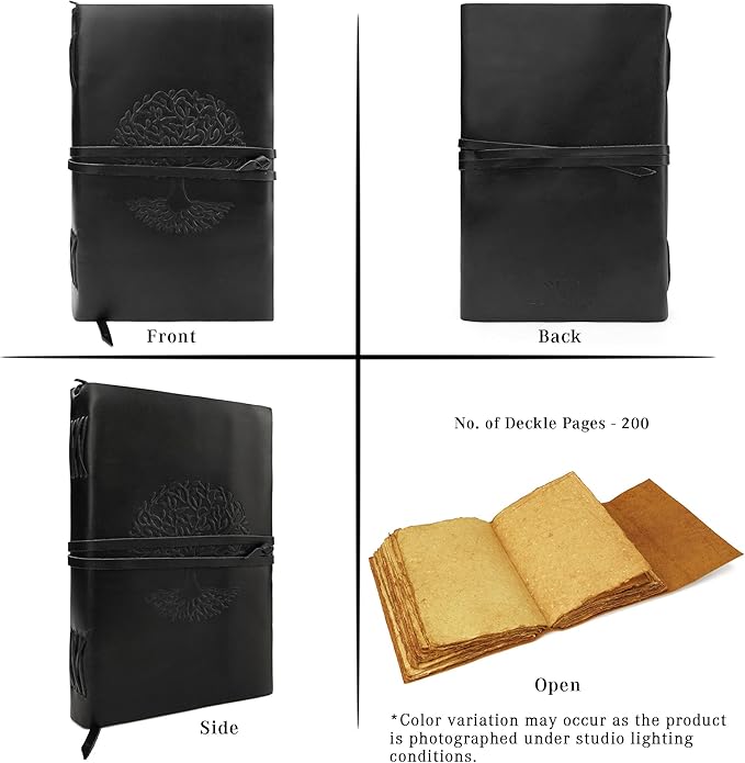 LUXEORIA Tree Of Life Leather Journal - Image 6