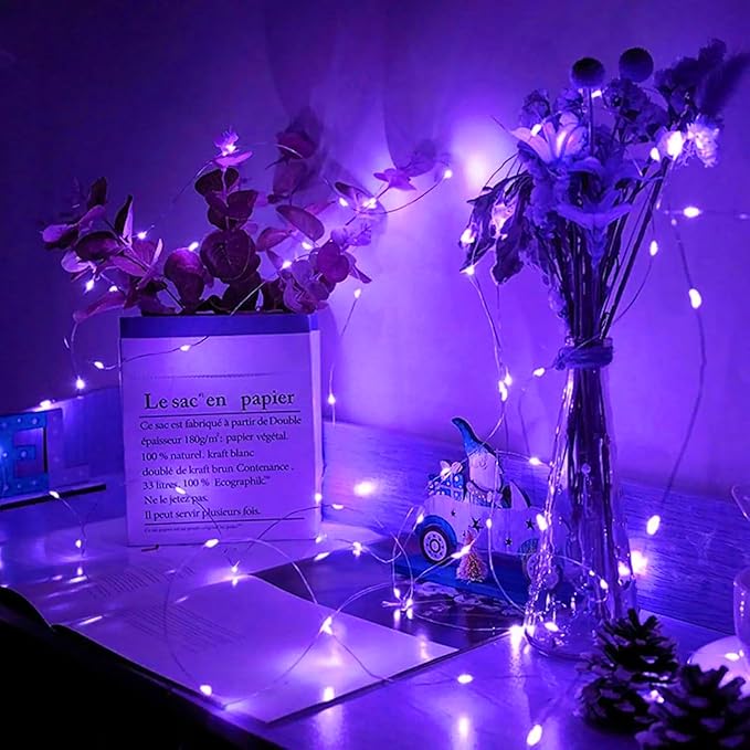 24 Pack LED Fairy Lights Battery Operated 7Ft 20Led Mini String Lights - Image 2
