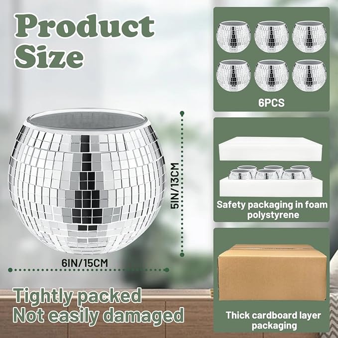 6 Pcs Disco Vase - Image 2