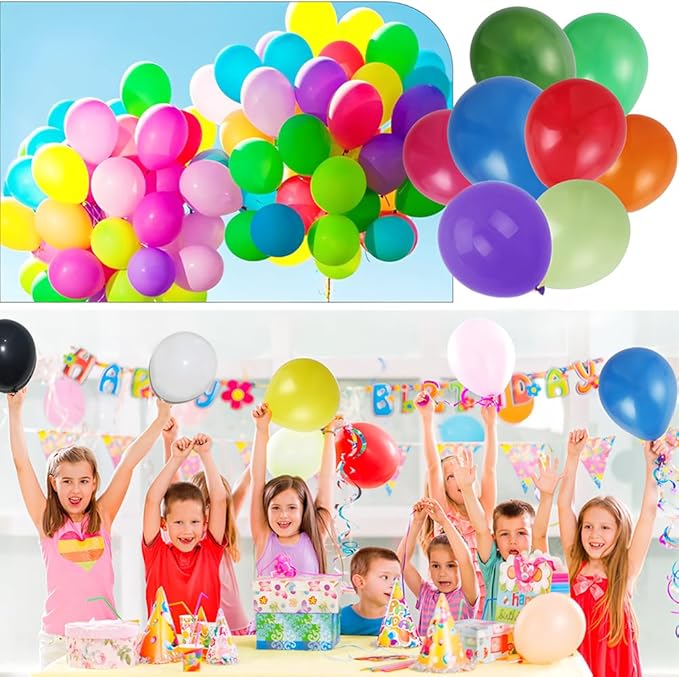 1500 Pack 5 Inch Rainbow Balloons Bulk 15 Assorted Colors Latex Balloon Mini - Image 5