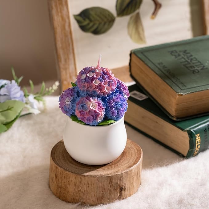 Hydrangea Potting Scented Candle Home Decora - Image 6