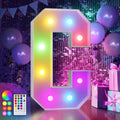 imprsv 3FT Colorful Marquee Light Up Letters C, 18 Color Light Up Alphabet Sign by Letsmakeitimpressive