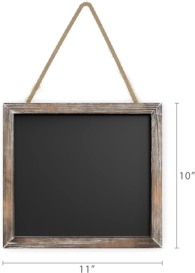 Barnyard Designs Magnetic Hanging Chalkboard Sign – Rustic Decorative Display - Image 6