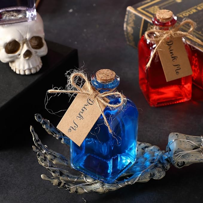 Baderke 18 Pcs 4oz Glass Potion Bottles Favor Jars - Image 4