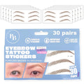 Bliss and Beyond USA Eyebrow Tattoo Stickers Waterproof – 30-Pair Deluxe Box | by BlissandBeyondUSA