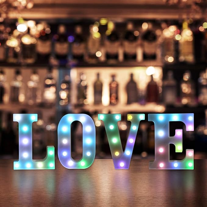 Foaky Colorful LED Letter Lights - Image 2