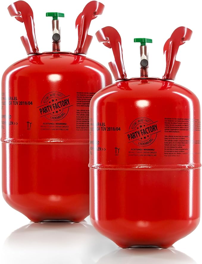 Party Factory set of 2 helium tanks by PartyFactory