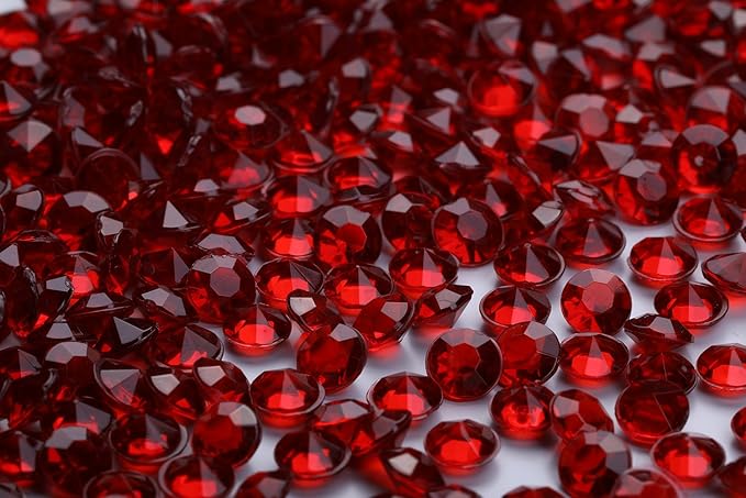 5000 pcs/Pack Wedding Table Scatter Confetti Crystals Acrylic Diamonds 6 mm by Angzhia