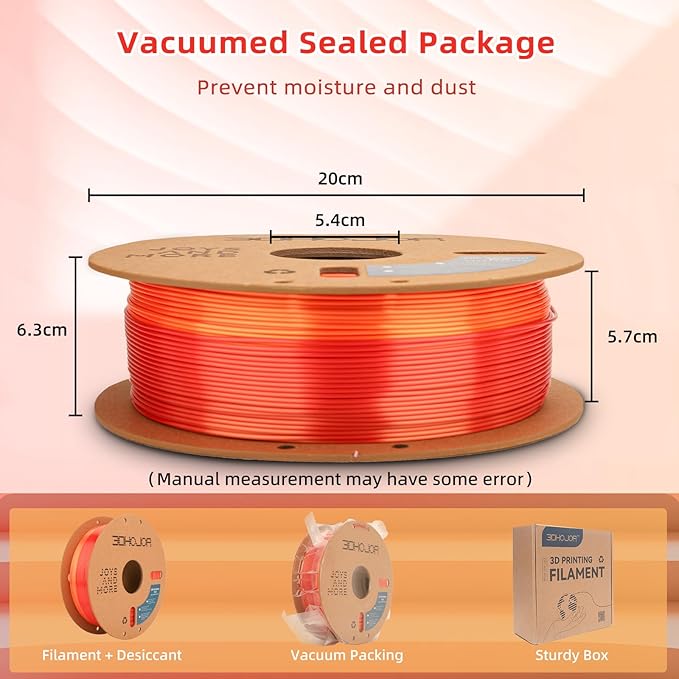 Silk PLA 3D Printer Filament 1.75mm Silk Shiny Fast Gradient Color Change - Image 5