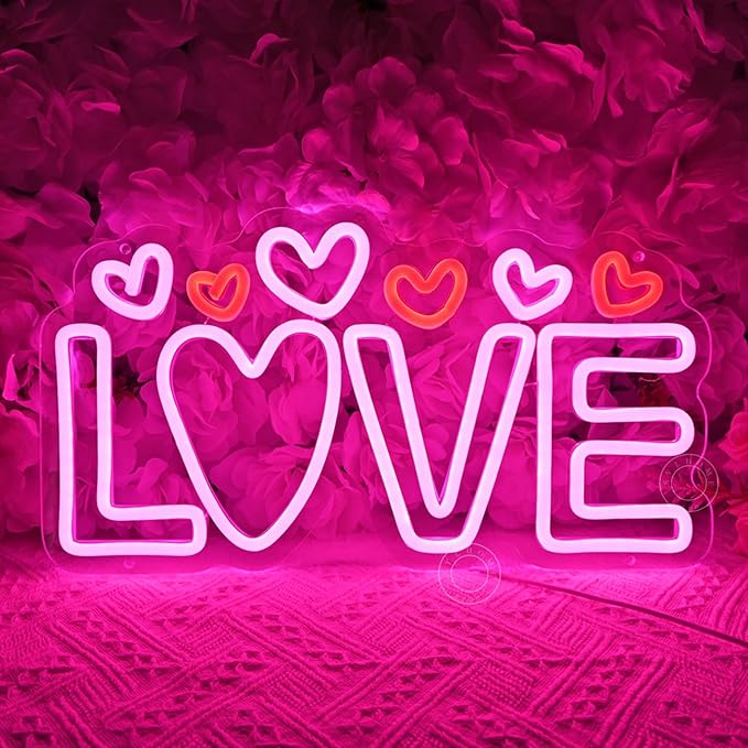 SYLHOME Led Neon Light Sign Love - Image 4